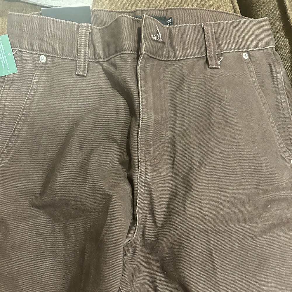 RSQ Men's Dark Brown carpenter style shorts
